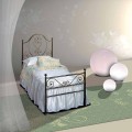 Letto Singolo in Ferro Battuto Gea