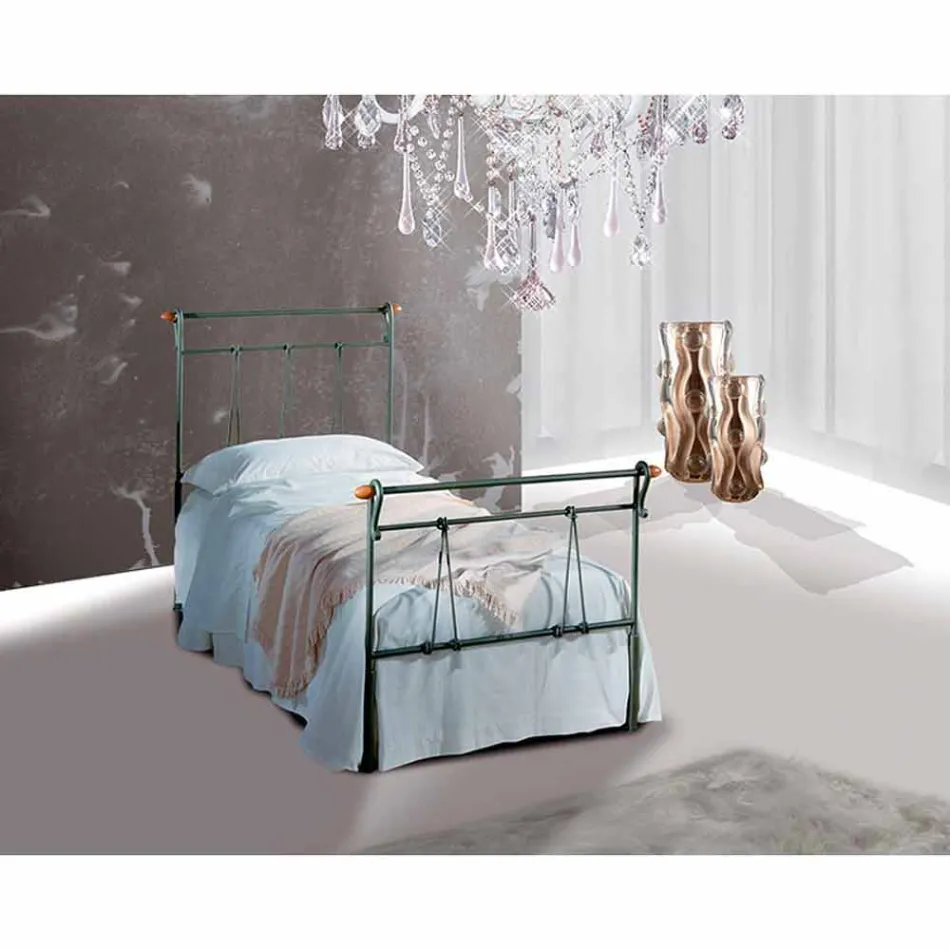 Letto Singolo in Ferro Battuto Perseo Viadurini