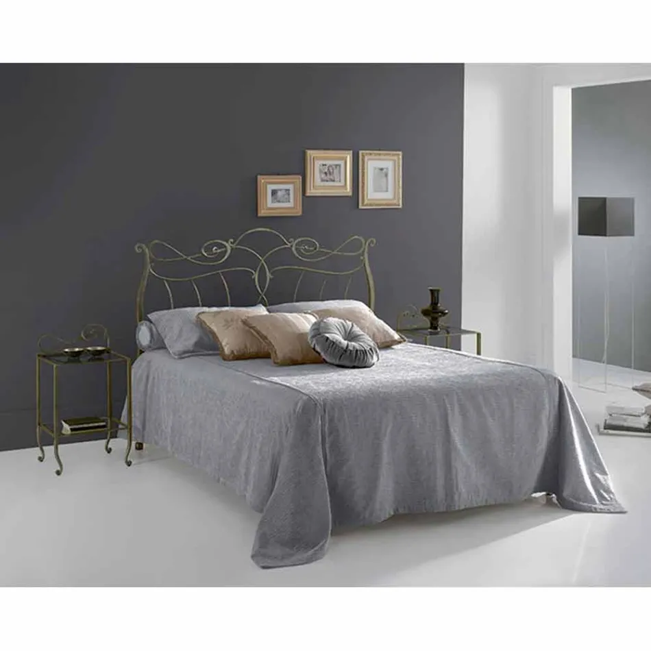 Letto Singolo in Ferro Battuto Venere Viadurini