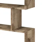 Libreria a Parete Design Verticale Salotto in Legno 3 Finiture - Minetta Viadurini