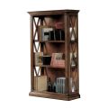 Libreria Alta con Struttura in Legno e Vani a Giorno Made in Italy - Fauno