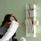 Libreria Componibile a Parete Design Modulare in Metallo di Alta Qualità - Roger Viadurini