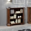 Libreria con 3 Vani a Giorno in Legno Impiallacciato Made in Italy - Epona