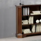 Libreria con 3 Vani a Giorno in Legno Impiallacciato Made in Italy - Epona Viadurini