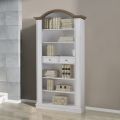Libreria con 6 Vani a Giorno e 2 Cassetti Made in Italy - Flora