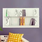 Libreria da Appendere Skyline 130x70 Mabele Viadurini