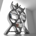 Libreria da terra design moderno in Solid Surface DNA 