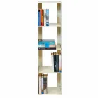 Libreria da Terra Moderna Ferro Nero, Rosso, Bianco o Grigio Made in Italy – Pls Viadurini