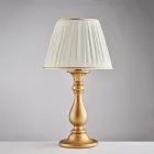Lume in Legno con Paralume  Made in Italy per Arredare L’interno - Siena Viadurini