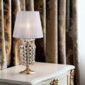 Lumetto in Ferro Dorato con Paralume Made in Italy - Austria