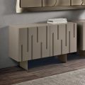 Madia con 2 Ante con Apertura Push Pull in MDF Made in Italy - Fabrizia