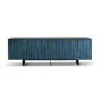 Madia con 4 Ante con Apertura Push Pull in MDF Made in Italy - Fabrizia Viadurini