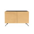 Madia da Salotto con 2 o 3 Ante in Finitura Frassino Naturale Made in Italy - Zehra