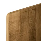 Madia da Salotto con 3 Ante in Finitura Rovere Nodato Country Made in Italy - Arne Viadurini