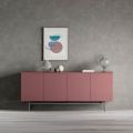 Madia in Legno Ecologico da Salotto o Ingresso 4 Ante Made in Italy - Nazife