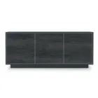 Madia in Legno Laccato con 2 o 3 Ante in Ceramica Made in Italy - Fiorenza Viadurini