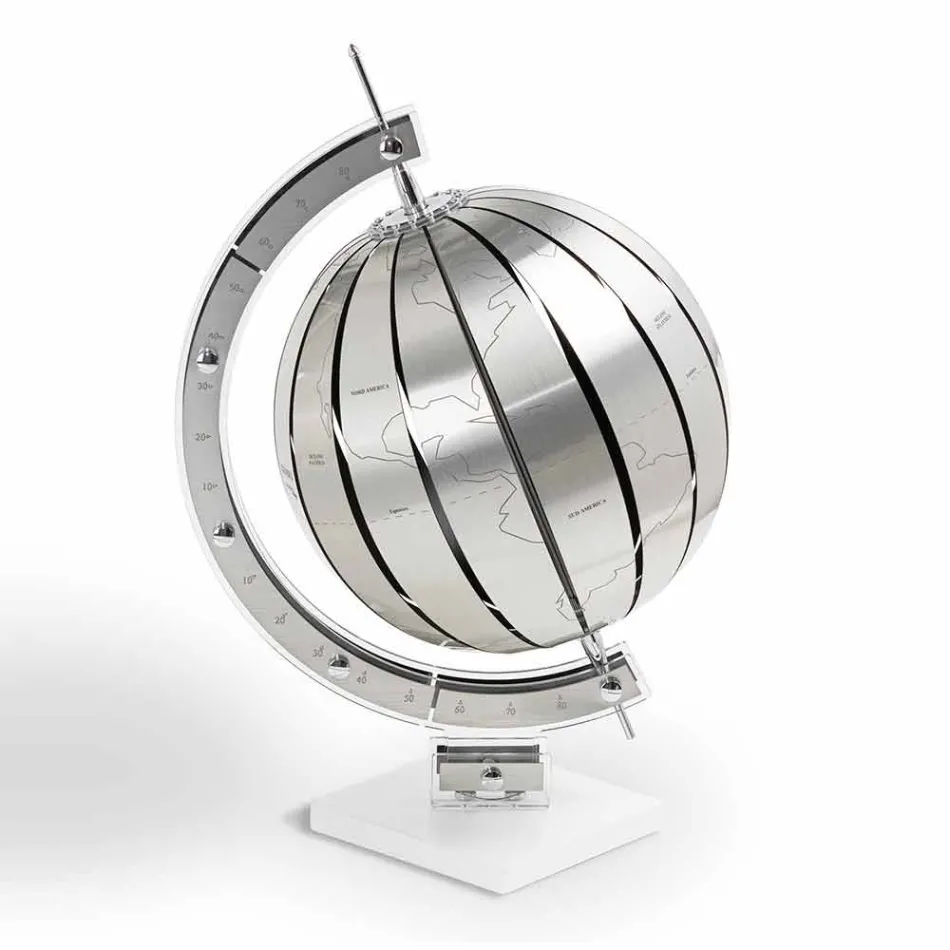 Mappamondo da tavolo design moderno World, fatto in Italia Viadurini
