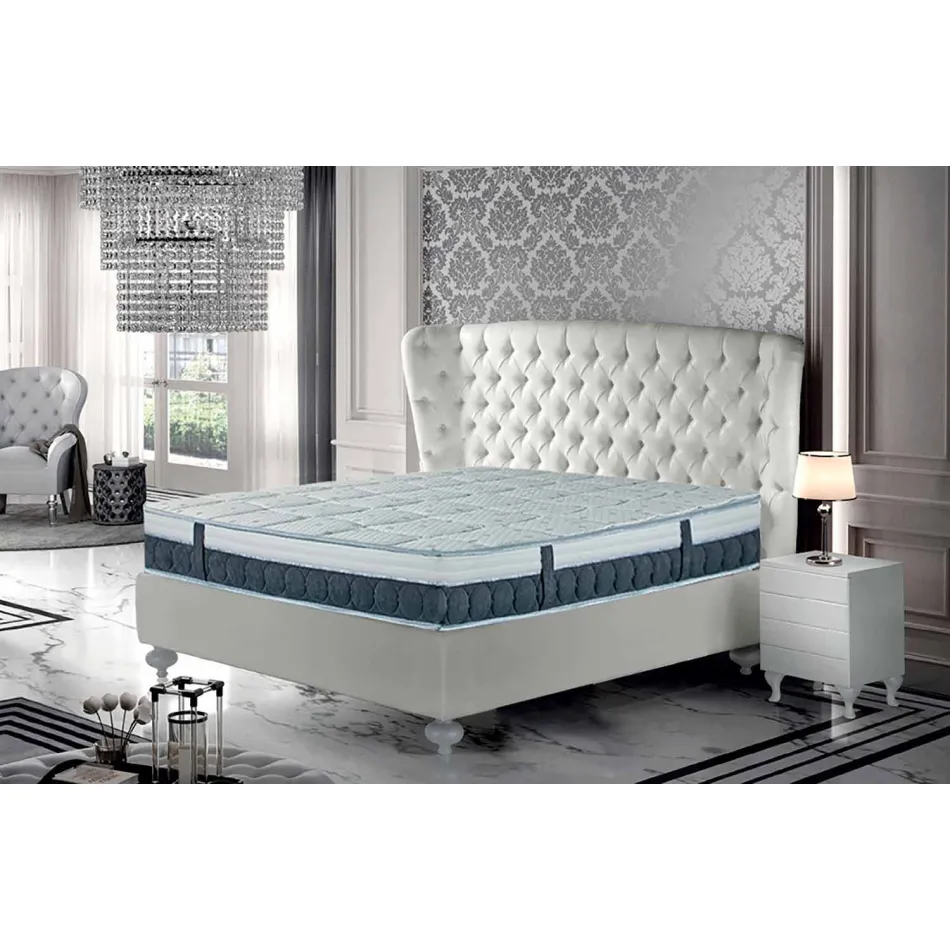 Materasso Matrimoniale H 25cm in Memory e Carbon Resistex Made in Italy – Villa Viadurini