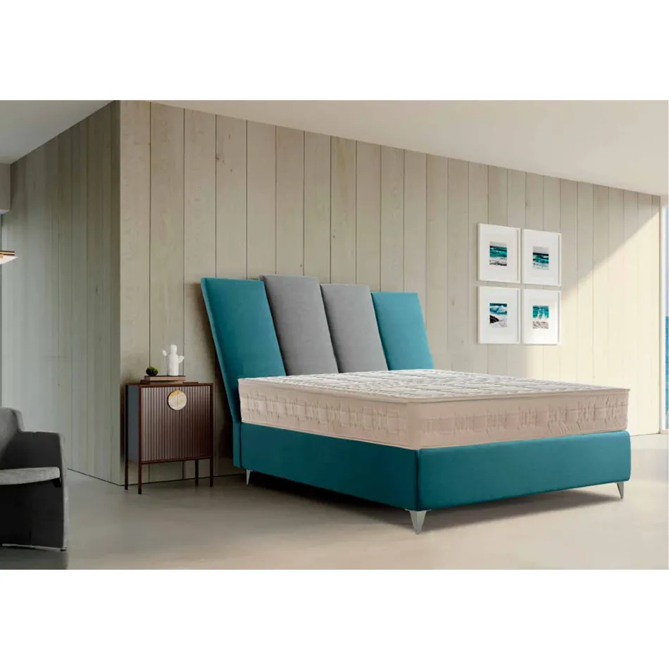 Materasso Matrimoniale in Memory Aloe Feel con 1600 Molle Made in Italy – Grecia Viadurini