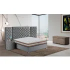 Materasso Singolo in Memory Xform Alto 25 cm Made in Italy – Carbone Viadurini