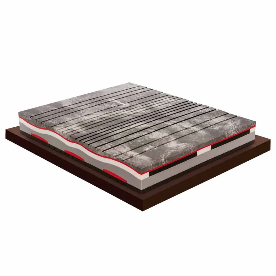 Materasso Singolo in Memory Xform Alto 25 cm Made in Italy – Carbone Viadurini