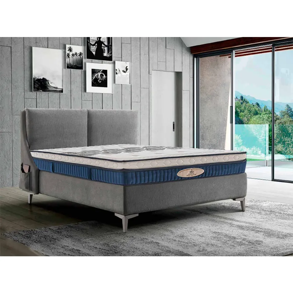 Materasso Una Piazza e Mezzo Memory Aloe Feel 800 Molle Made in Italy – Grecia Viadurini
