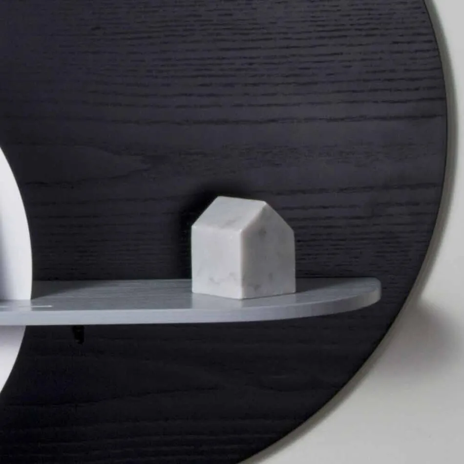 Mensola Design in Multistrato Verniciato Composta da Pannelli Modulari - Livia Viadurini
