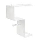 Mensola per il Bagno con Porta Rotolo e Porta Scopino Made in Italy - Paperone Viadurini