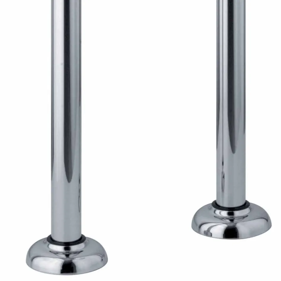 Miscelatore a Colonna per Vasca con Doccia in Ottone Made in Italy - Shelly Viadurini