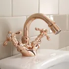 Miscelatore Bidet Monoforo di Design Vintage in Ottone Made in Italy – Klarisa Viadurini