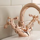 Miscelatore Bidet Monoforo di Design Vintage in Ottone Made in Italy – Klarisa Viadurini