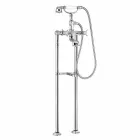 Miscelatore Classico a Pavimento per Vasca in Ottone Made in Italy - Omidio Viadurini