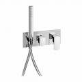 Miscelatore Doccia a Incasso Design Moderno in Ottone Made in Italy - Sika