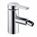 Miscelatore per Bidet con Scarico a Saltarello in Ottone Cromo, di Lusso - Zanio
