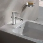 Miscelatore Monocomando Bidet Design Classico Ottone Cromato - Artemisia Viadurini