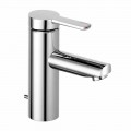 Miscelatore Monocomando per Lavabo da Bagno in Ottone, Design Pregiato - Zanio