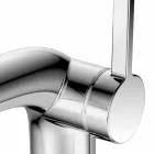 Miscelatore Monocomando Moderno con Scarico per Bidet in Metallo - Pinto Viadurini
