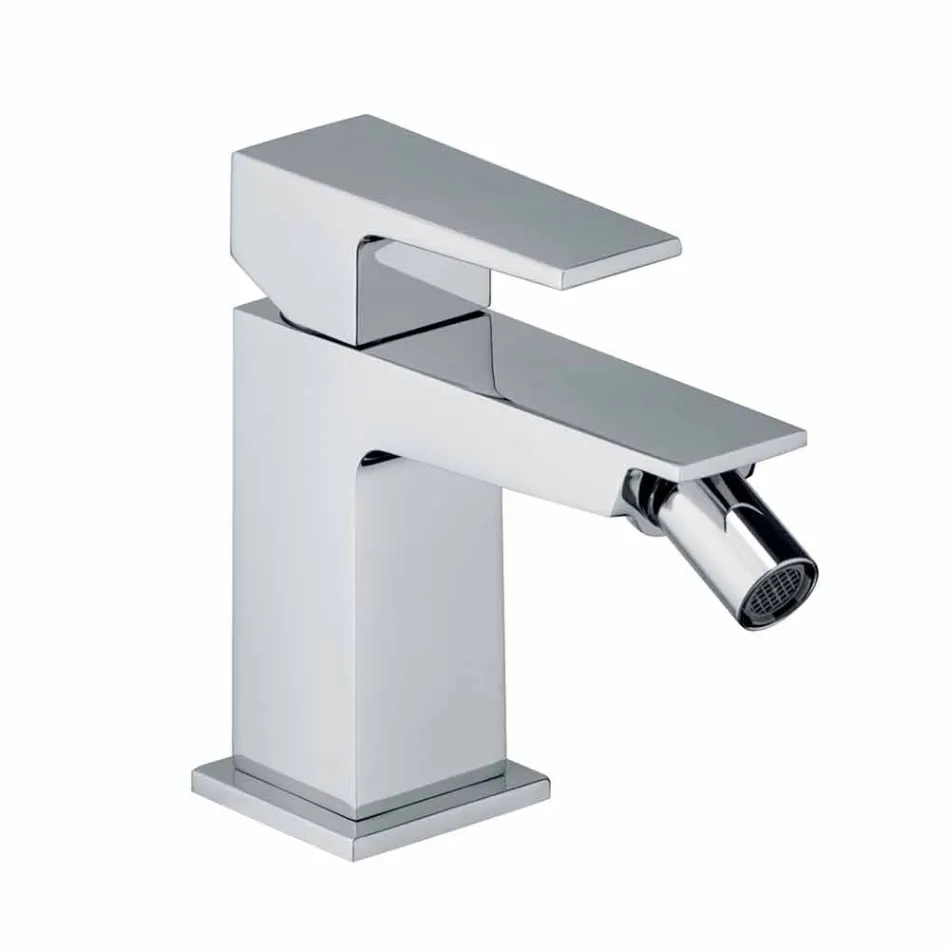 Miscelatore per Bidet con Scarico in Finitura Cromata Made in Italy - Galla Viadurini