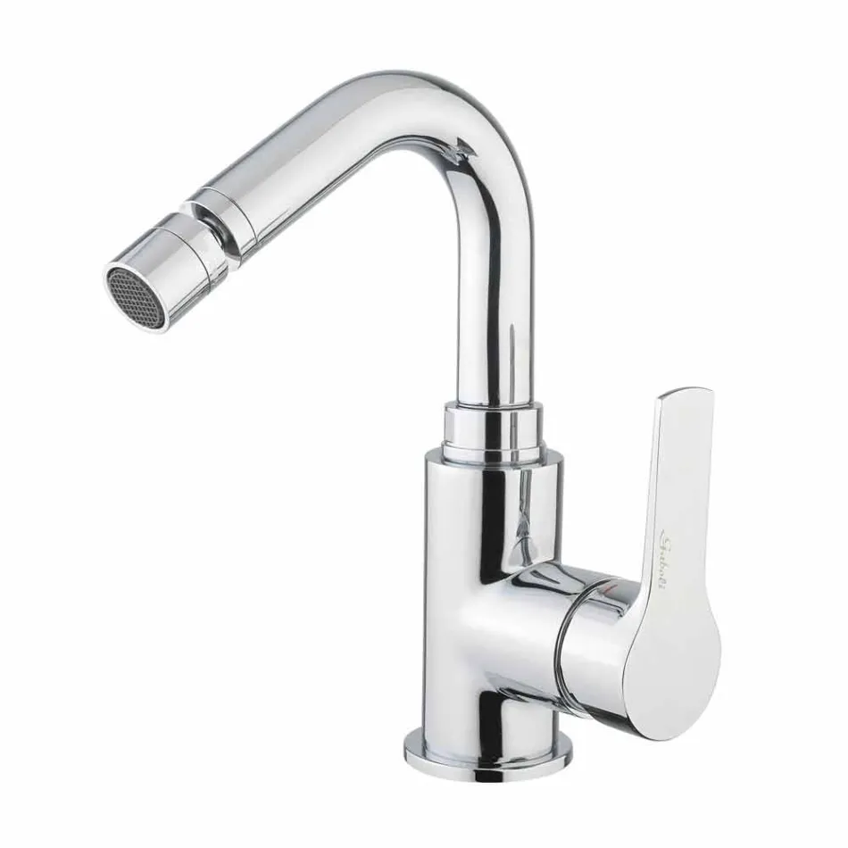 Miscelatore per Bidet Senza Scarico in Ottone Cromato Made in Italy - Sindra Viadurini