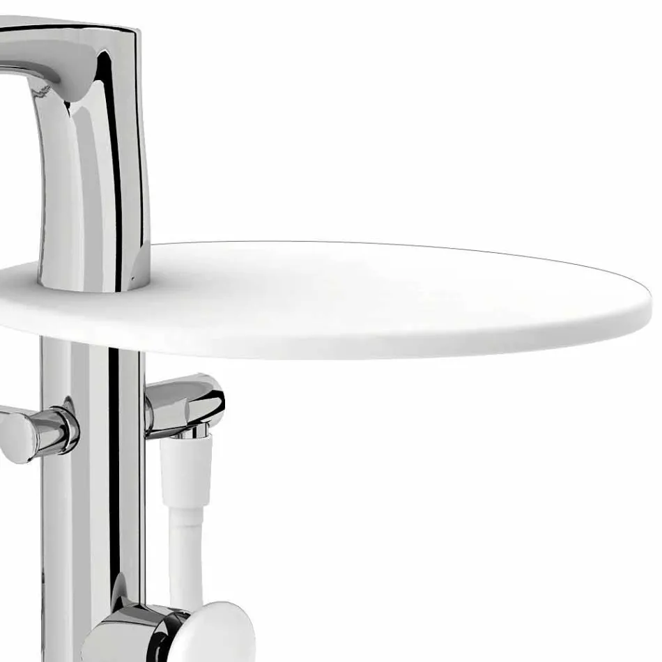 Miscelatore per Bordo Vasca a Pavimento Moderno Made in Italy - Palimio Viadurini
