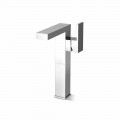 Miscelatore per Lavabo Bagno con Leva Laterale di Design Made in Italy - Panela