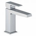 Miscelatore per Lavabo Bagno con Scarico in Finitura Cromo Made in Italy - Galla