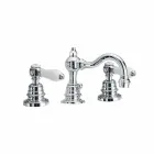 Miscelatore per Lavabo Bagno in Ottone a 3 Fori Made in Italy - Binsu Viadurini