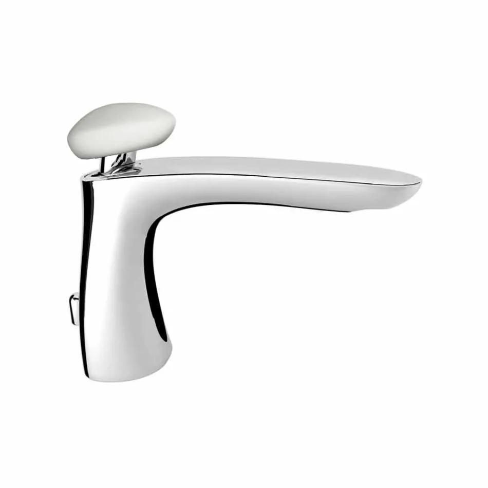 Miscelatore per Lavabo Bagno Moderno in Ottone Made in Italy - Besugo Viadurini