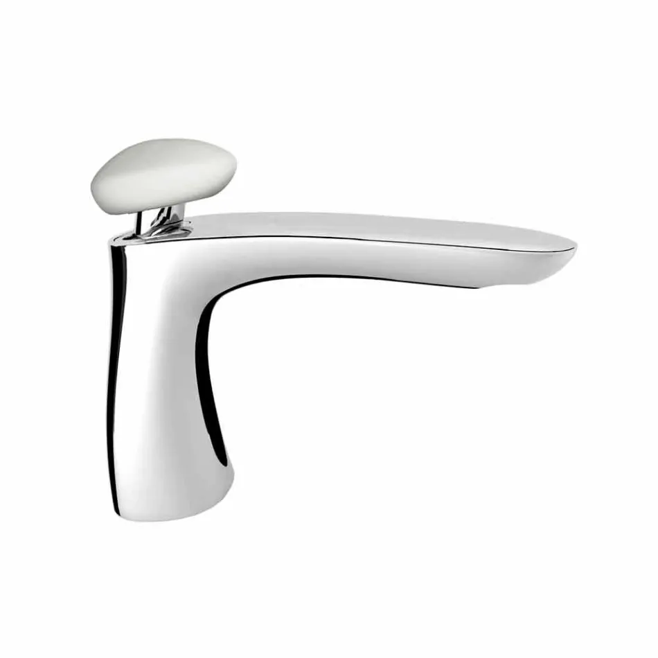 Miscelatore per Lavabo Bagno Moderno in Ottone Made in Italy - Besugo Viadurini