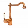 Miscelatore per Lavabo Cucina Design Classico in Ottone Made in Italy - Carmel