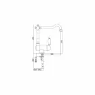 Miscelatore per Lavabo da Cucina Stile Classico in Ottone Made in Italy - Annodo Viadurini