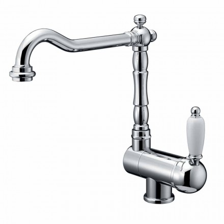 Miscelatore per Lavabo da Cucina Stile Classico in Ottone Made in Italy - Annodo Viadurini