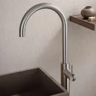 Miscelatore per Lavabo da Terra in Acciaio AISI 316L Made in Italy - Artigli Viadurini