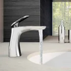 Miscelatore per Lavabo in Ottone Cromo Made in Italy - Filipo Viadurini